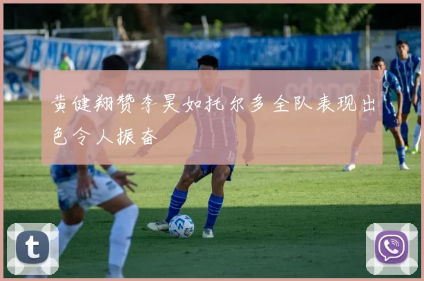 黄健翔赞李昊如托尔多全队表现出色令人振奋